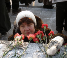 Возложение цветов к памятнику Ленину, 21.01.2011