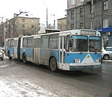 В Красноярске отметили 50-летие троллейбусного движения